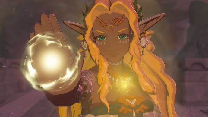 A mysterious new female character from The Legend of Zelda: Tears of the Kingdom.